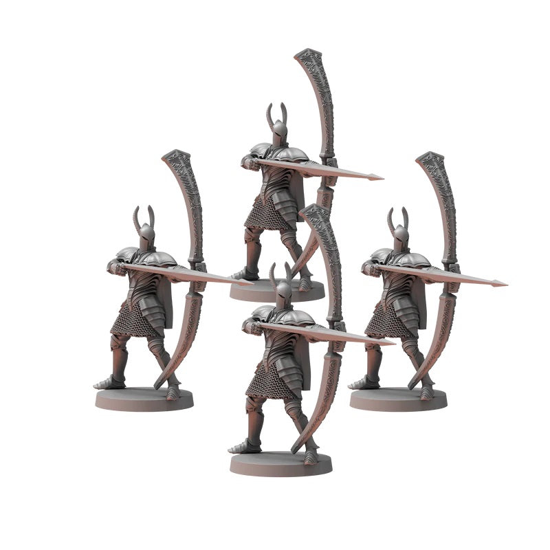 Dark Souls RPG Miniatures: Silver Knight Greatbowmen