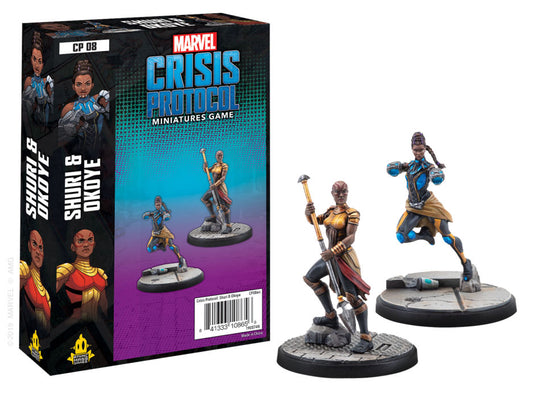 Marvel Crisis Protocol Miniatures Game Shuri & Okoye Expansion - Ozzie Collectables