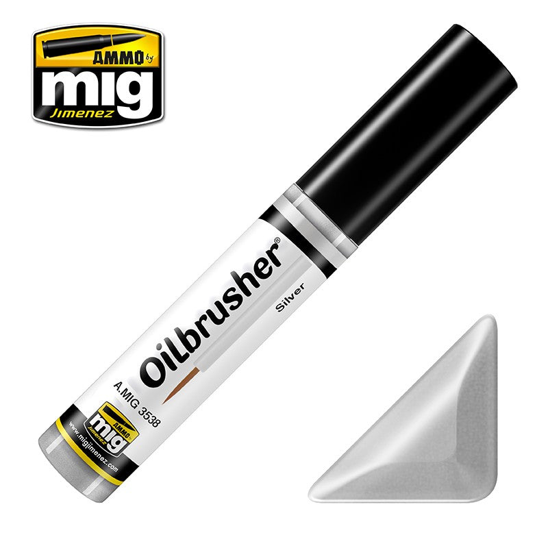 Ammo by MIG Oilbrusher Silver