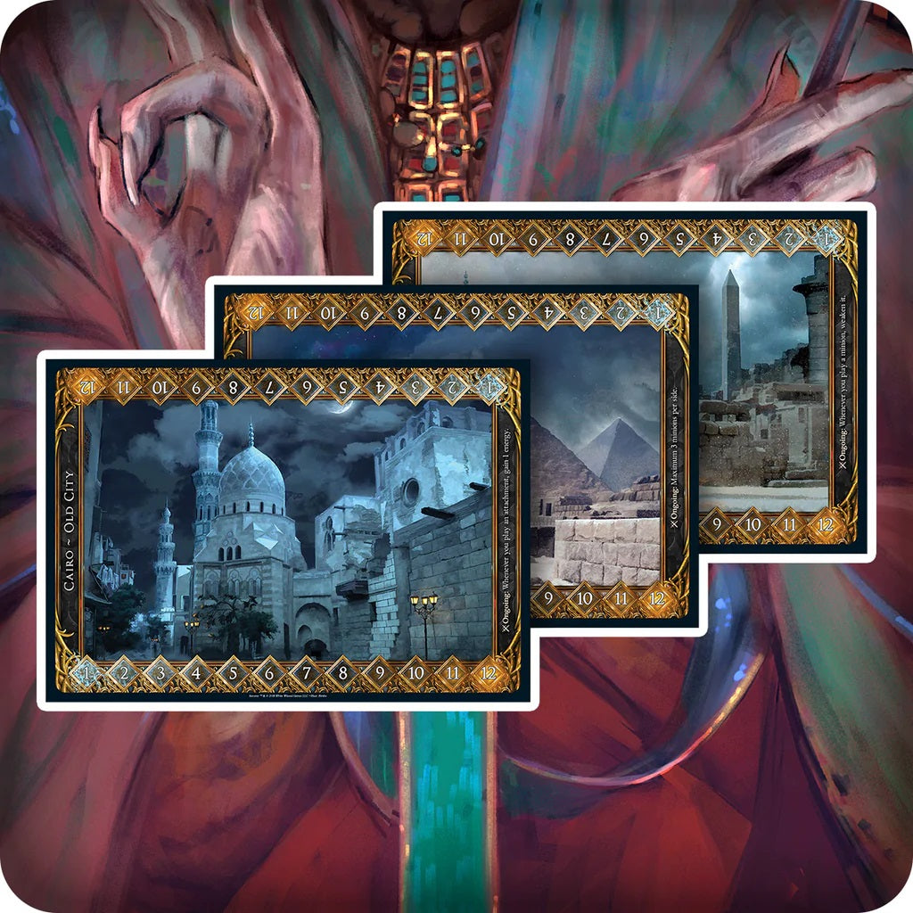 Sorcerer: Egyptian Battlefield Set Display