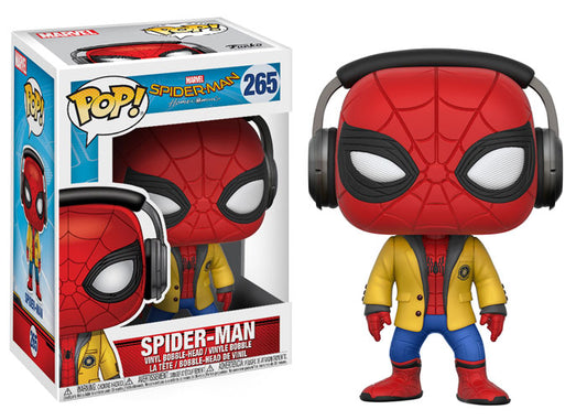 Spider-Man With Headphone- Spider-Man Homecoming Pop! Vinyl #265 - Ozzie Collectables