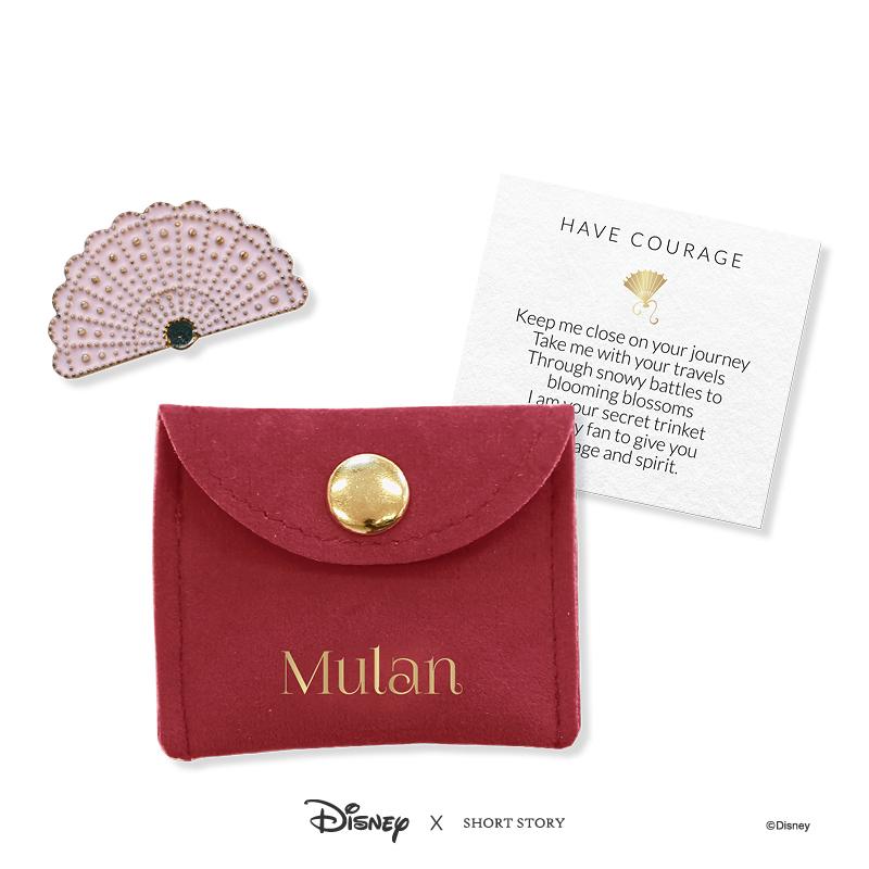 Disney Trinkets Pouch Mulan Fan