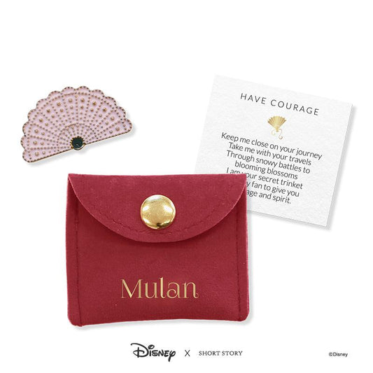 Disney Trinkets Pouch Mulan Fan