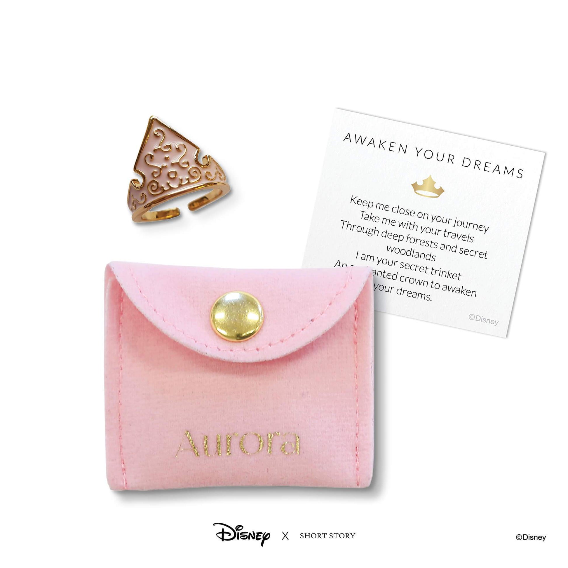 Disney Trinkets Pouch Aurora Crown