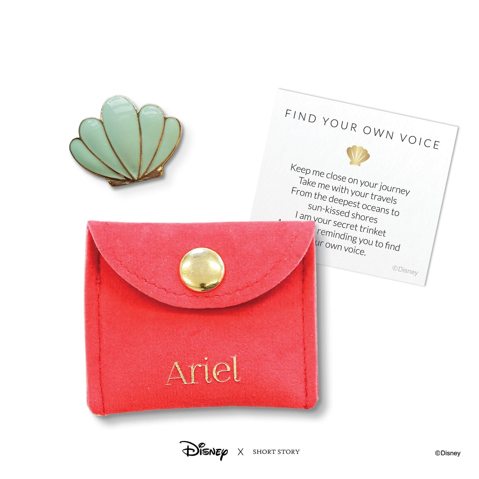 Disney Trinkets Pouch Ariel Shell