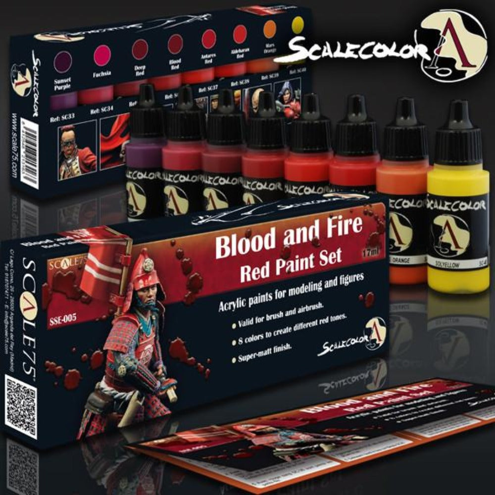 Scale 75 Scale Colour Blood and Fire Paint Set