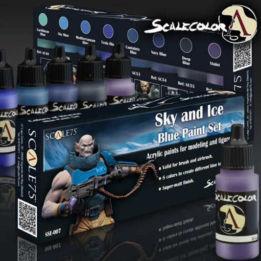 Scale 75 Scale Colour Sky and Ice Paint Set