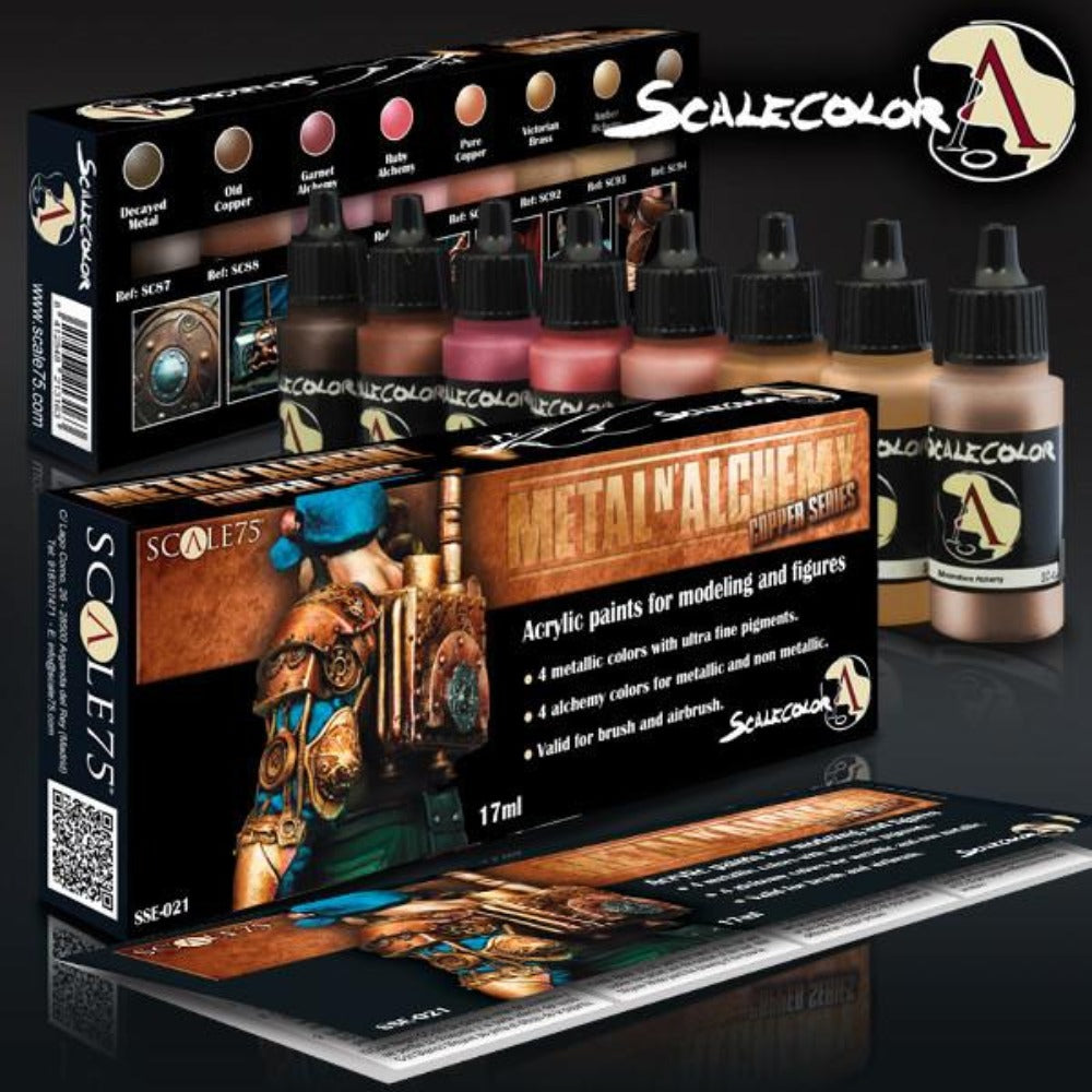 Scale 75 Scale Colour Metal n' Alchemy Copper Series Paint Set