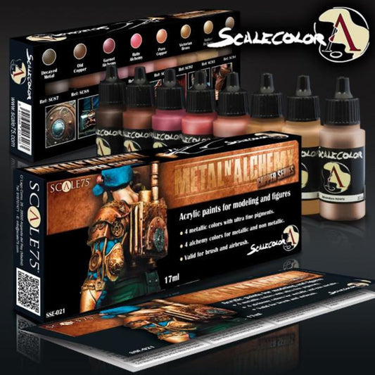 Scale 75 Scale Colour Metal n' Alchemy Copper Series Paint Set