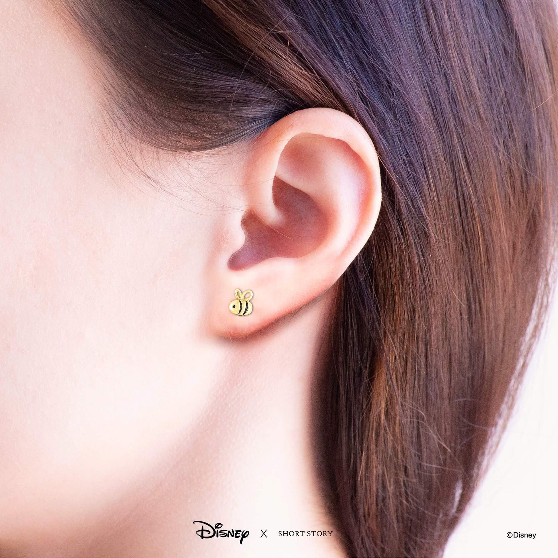 Disney Earring Honey Pot and Bee