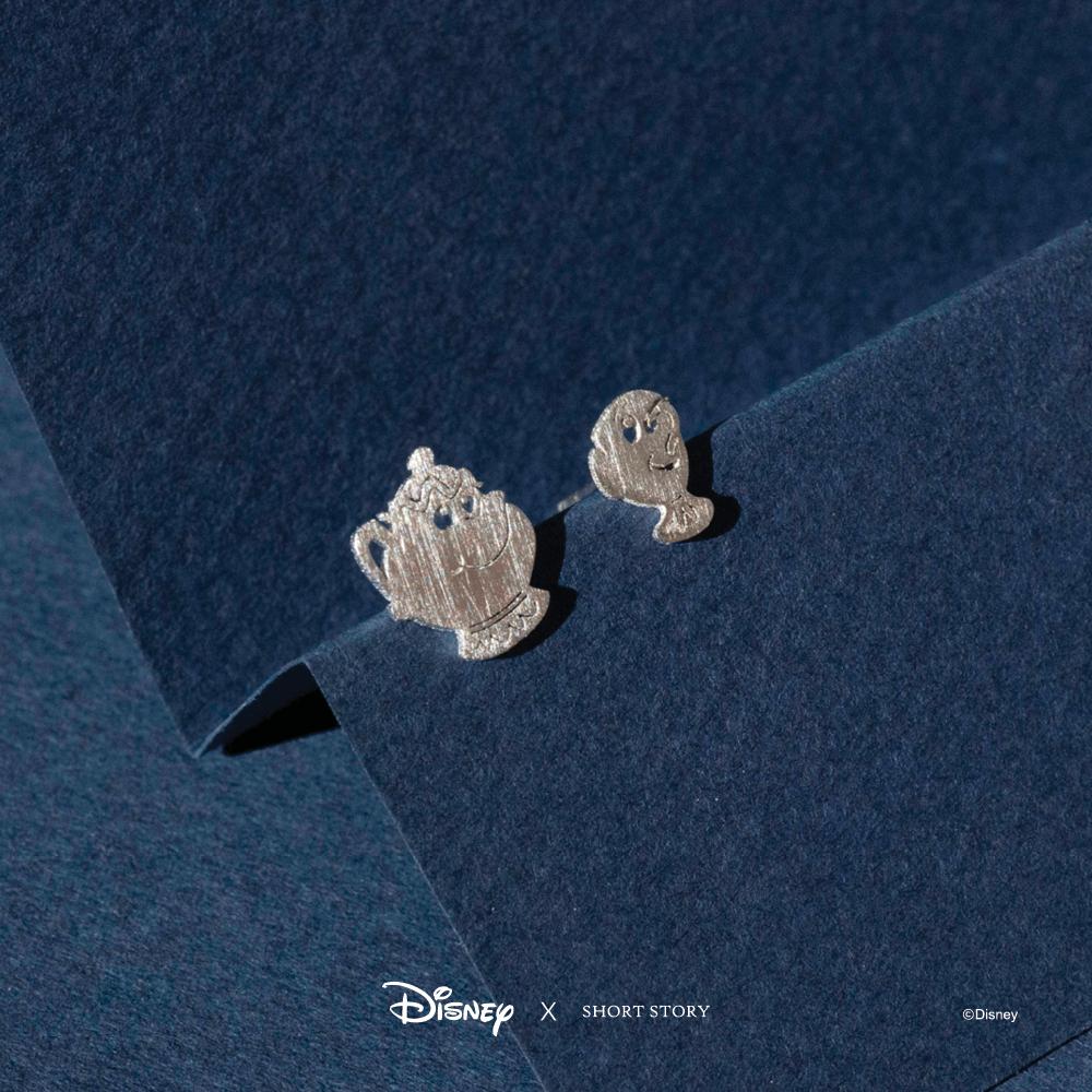 Disney Earring Belle Mrs Potts and Chip