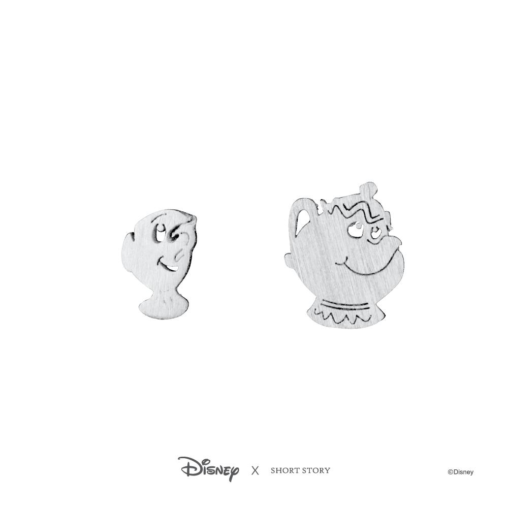 Disney Earring Belle Mrs Potts and Chip