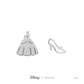 Disney Earring Cinderella Dress and Shoe