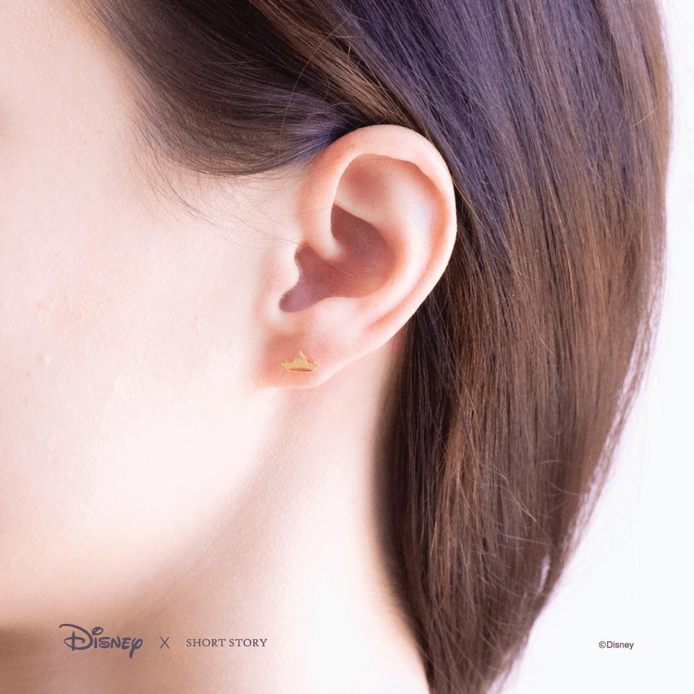 Disney Earring Aurora Flower and Crown