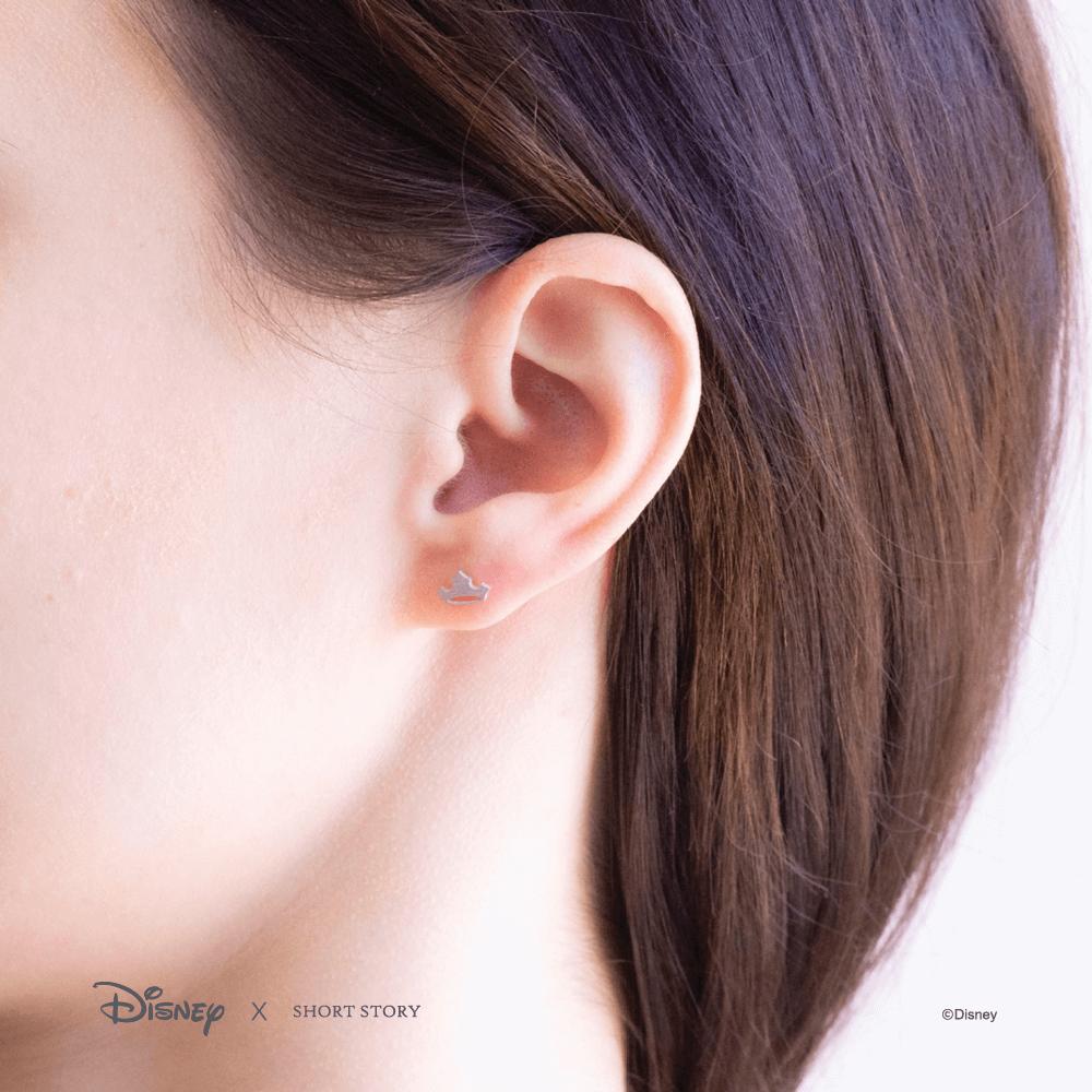 Disney Earring Aurora Flower and Crown
