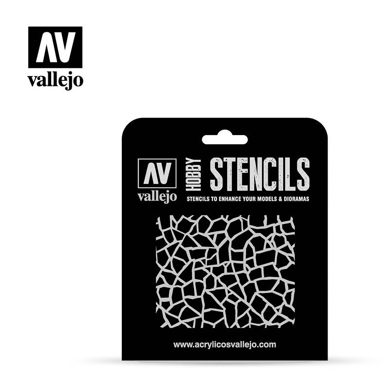 Vallejo Stencils - Camouflages - Giraffe Camo WWII - Ozzie Collectables