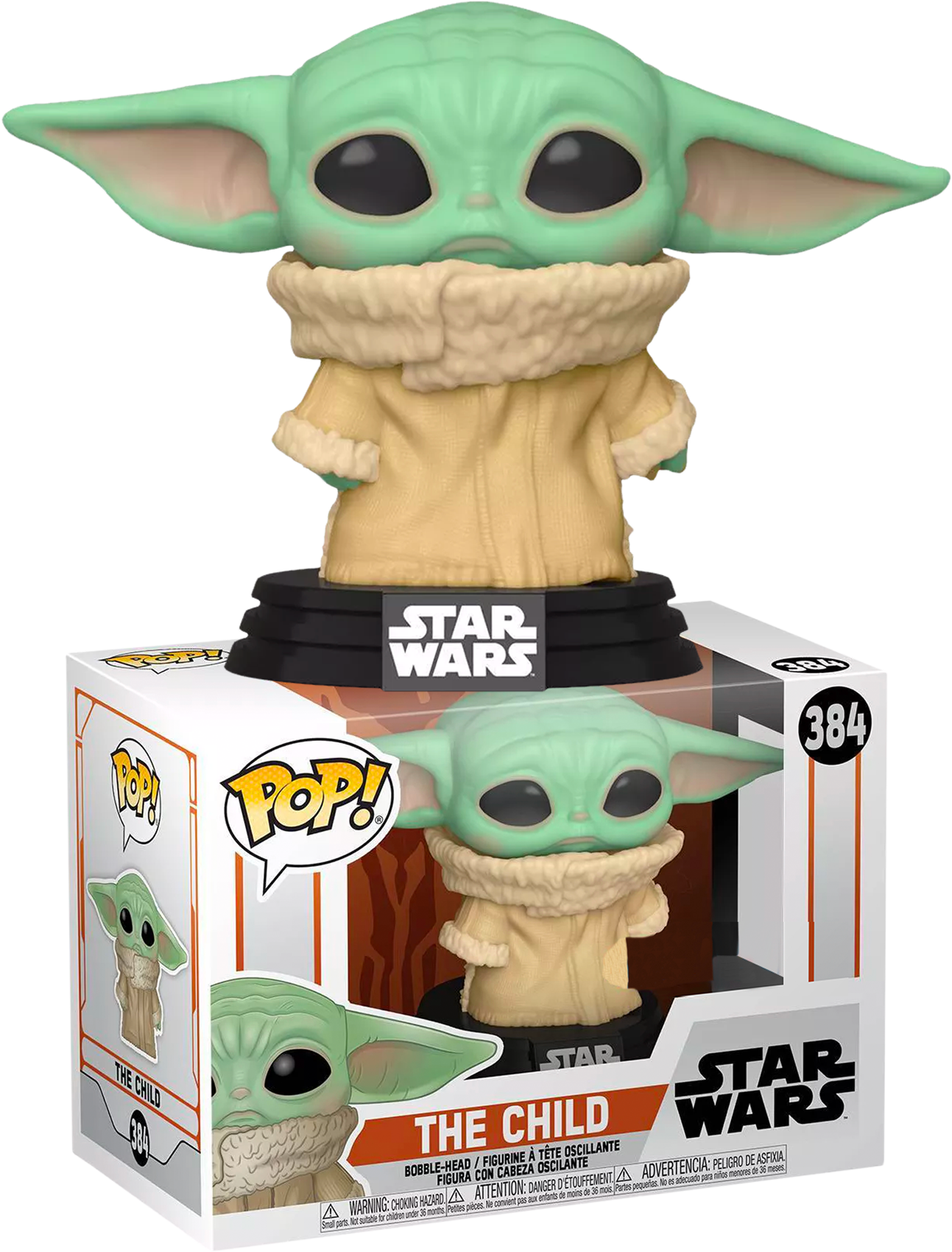 Star Wars: The Mandalorian - The Child Concerned US Exclusive Pop! Vinyl - Ozzie Collectables