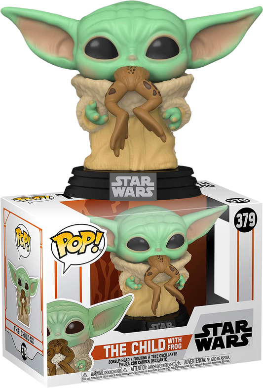 Star Wars: The Mandalorian - The Child with Frog Pop! Vinyl - Ozzie Collectables