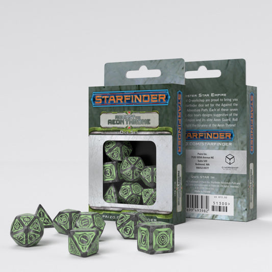 Q Workshop Starfinder Against The Aeon Throne Dice Set 7