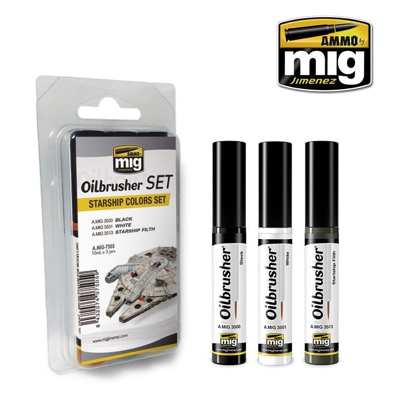 Ammo by MIG Oilbrushers Starship Colors Set
