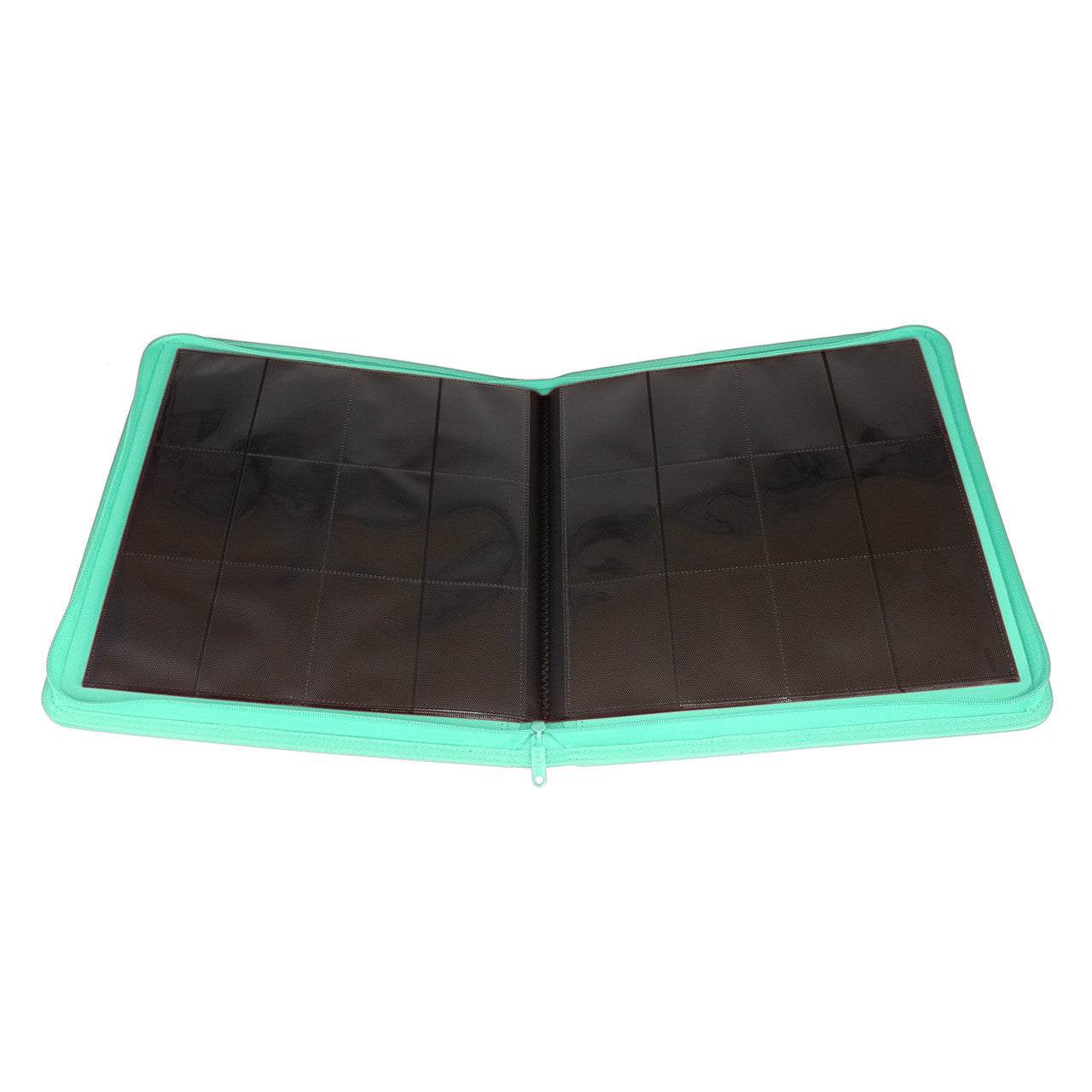 STEALTH 12 Pocket Zip Trading Card Binder - TURQUOISE