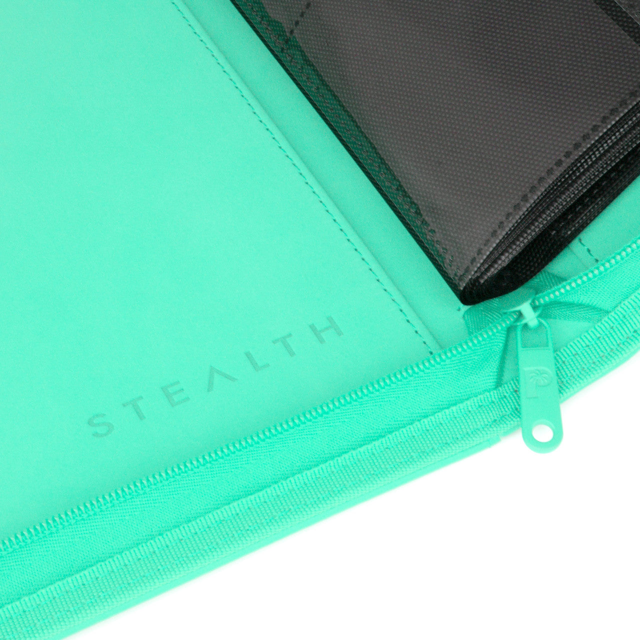 STEALTH 12 Pocket Zip Trading Card Binder - TURQUOISE