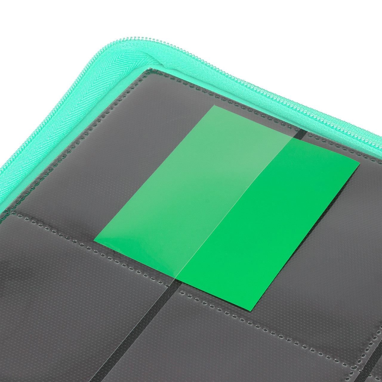 STEALTH 12 Pocket Zip Trading Card Binder - TURQUOISE