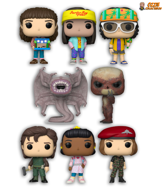 Stranger Things Season 4 Wave 2 Bundle - 8 POP! Vinyls