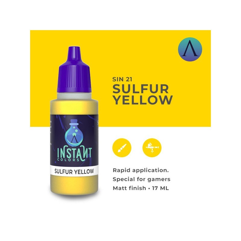 Scale 75 Instant Colors Sulfur Yellow 17ml