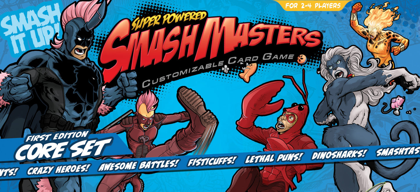 Super Powered Smash Masters Customizable Card Game Core Set