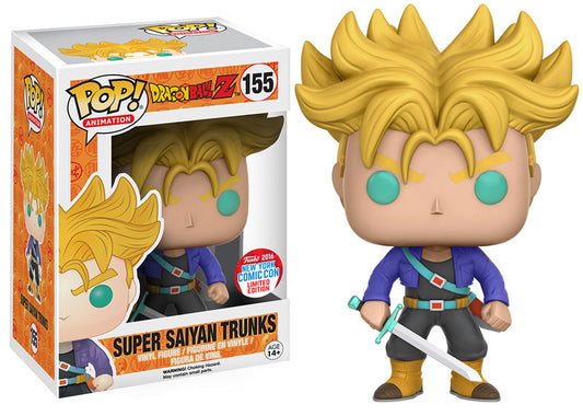 Super Saiyan Trunks  - DragonBall Z Animation 2016 NYCC Exclusive POP! Vinyl #155 - Ozzie Collectables