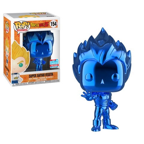 Dragon Ball Z - Super Saiyan Vegeta (Blue Chrome) New York Fall Convention POP! Vinyl - Ozzie Collectables