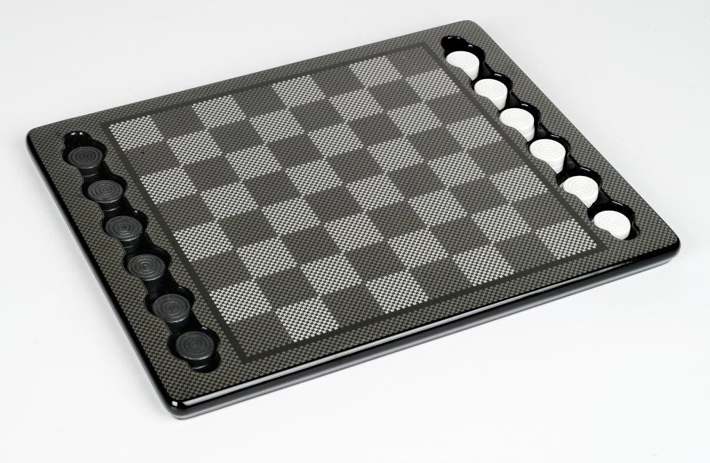 Dal Rossi Checkers Carbon Fibre - Ozzie Collectables