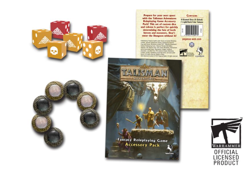 Talisman Adventures The Fantasy RPG Accessory Pack