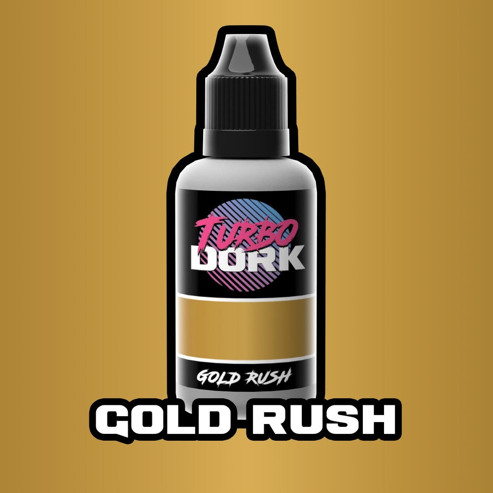 Turbo Dork Gold Rush Metallic Acrylic Paint 20ml Bottle - Ozzie Collectables