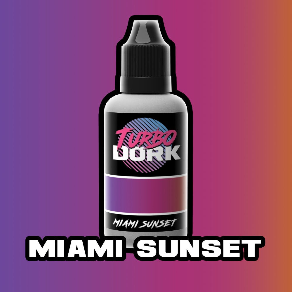 Turbo Dork Miami Sunset Turboshift Acrylic Paint 20ml Bottle - Ozzie Collectables
