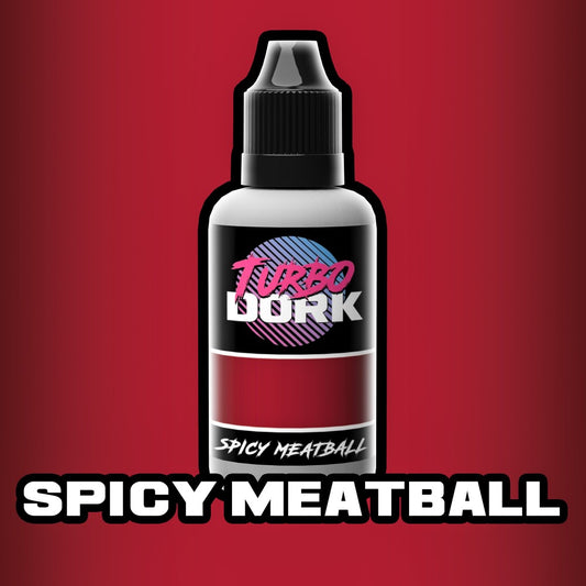 Turbo Dork Spicy Meatball Metallic Acrylic Paint 20ml Bottle - Ozzie Collectables