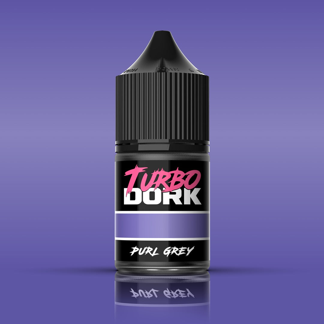 Turbo Dork - Purl Grey Metallic Acrylic Paint 22ml Bottle