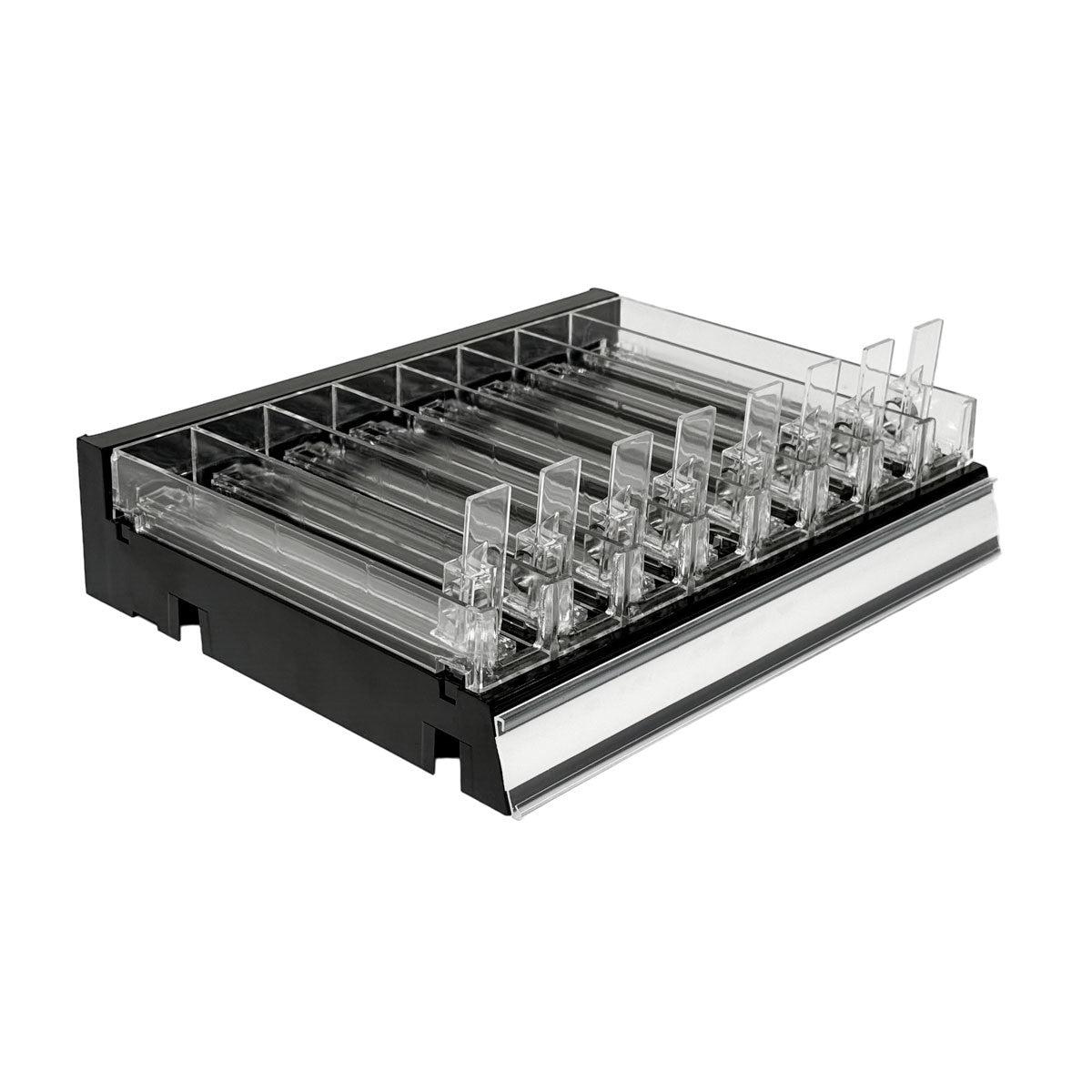 Turbo Dork - Empty Tray BLACK 8 compartments;  fixed spacing
