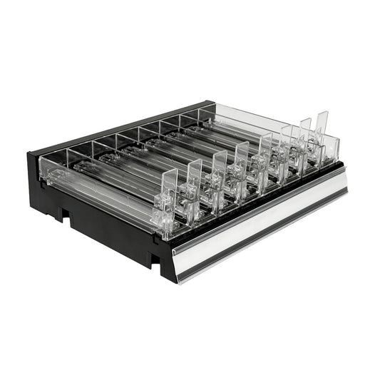 Turbo Dork - Empty Tray BLACK 8 compartments;  fixed spacing