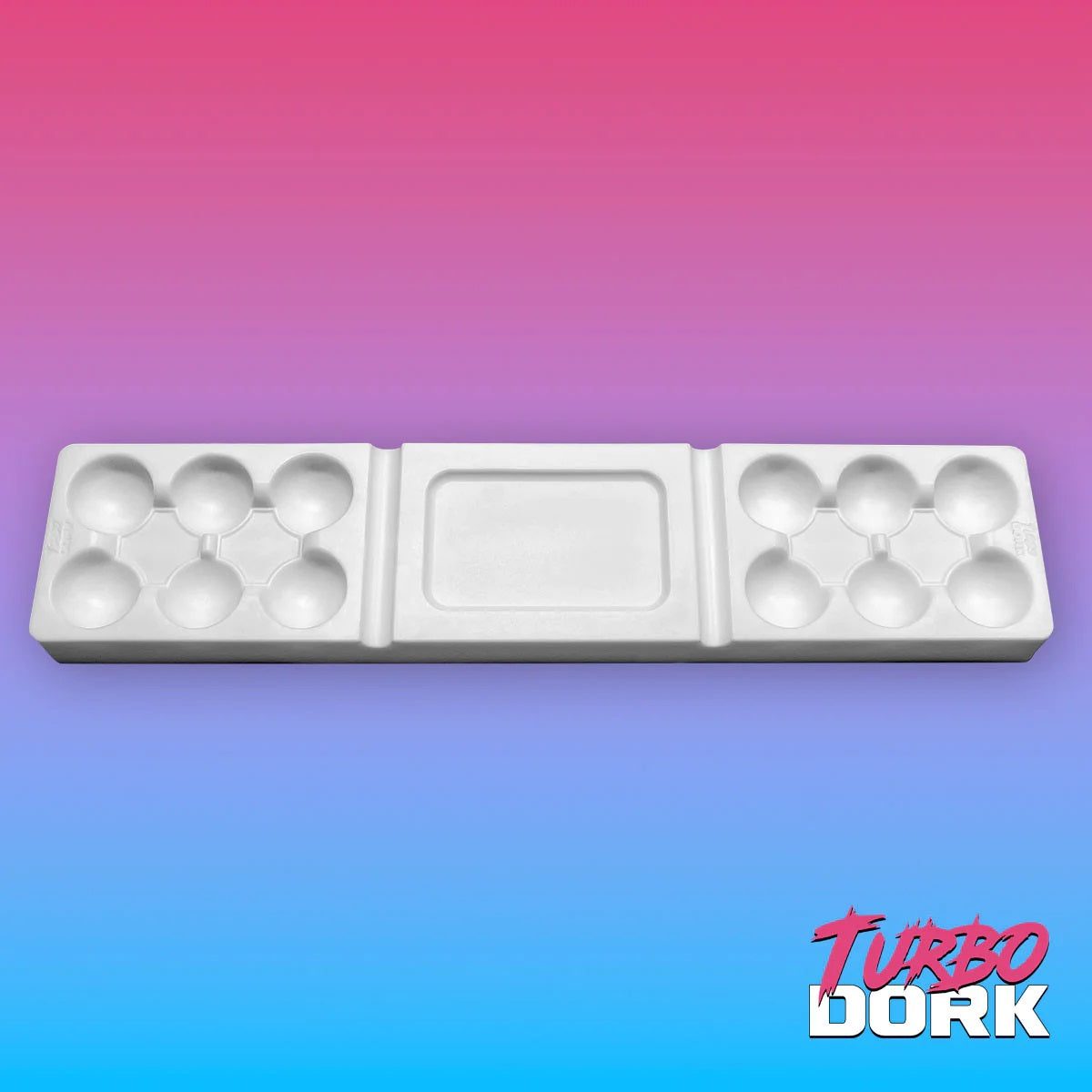 Turbo Dork Large White Non-Stick Silicone Dry Palette