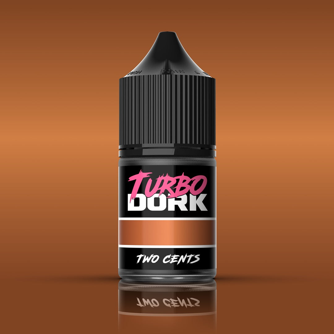 Turbo Dork - Two Cents Metallic Acrylic Paint 22ml Bottle