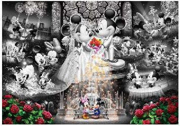 Tenyo Puzzle Disney Mickey & Minnie Forever Promise Wedding Dream Frost Art Puzzle 1,000 pieces