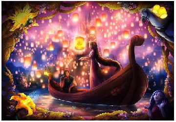 Tenyo Puzzle Disney Rapunzel's Wrapped in Thought Puzzle 500 pieces
