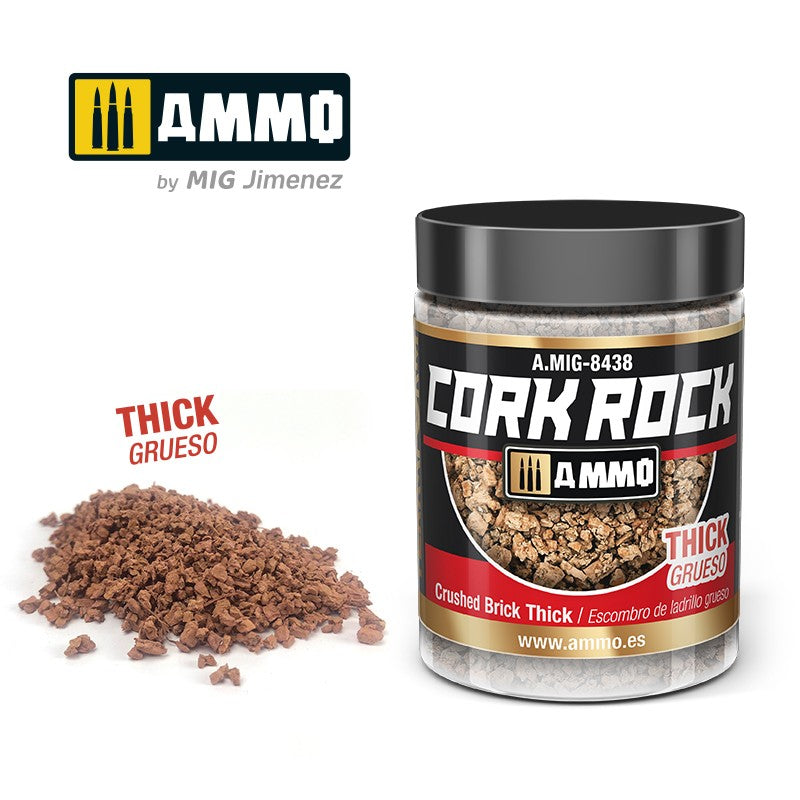 Ammo by MIG - Dioramas - Terraform Cork Rock - Crushed Brick Thick 100ml