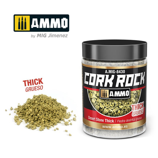 Ammo by MIG - Dioramas - Terraform Cork Rock - Desert Stone Thick 100ml
