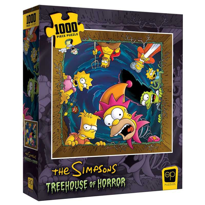 The Op Puzzle The Simpsons Treehouse of Horror Happy Haunting 1000 pieces