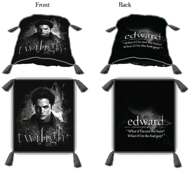 Twilight - Decorative Throw Pillow - Edward Cullen - Ozzie Collectables
