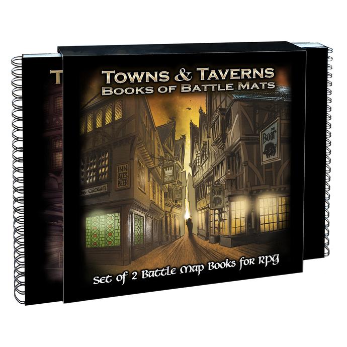Books of Battle Mats Towns & Taverns