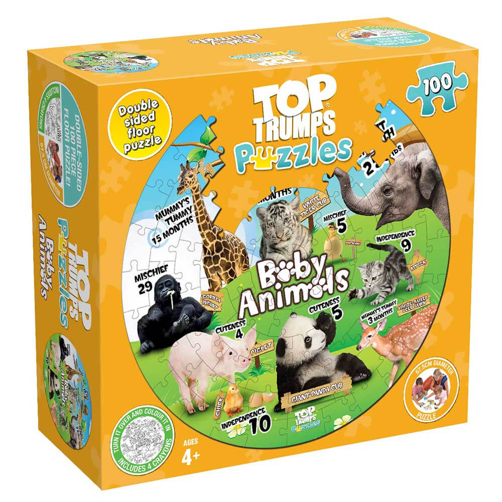 Top Trumps Puzzle: Baby Animals - Ozzie Collectables